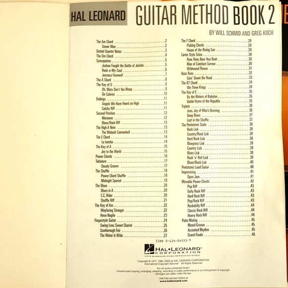 Hal Leonard Guitar Method Complete Edition Books 1, 2, 3, 12 x 9 Songbook - Picture 5 of 5